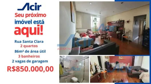 Apartamento com 3 Quartos à venda, 85m² no Copacabana, Rio de Janeiro