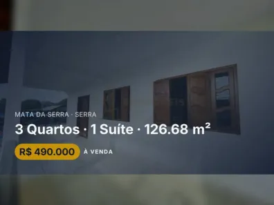 Casa com 3 Quartos à venda, 126m² no Mata da Serra, Serra
