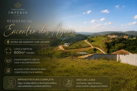 Lote/Terreno à venda, 600m² no Loteamento Recanto das Águas, Igaratá
