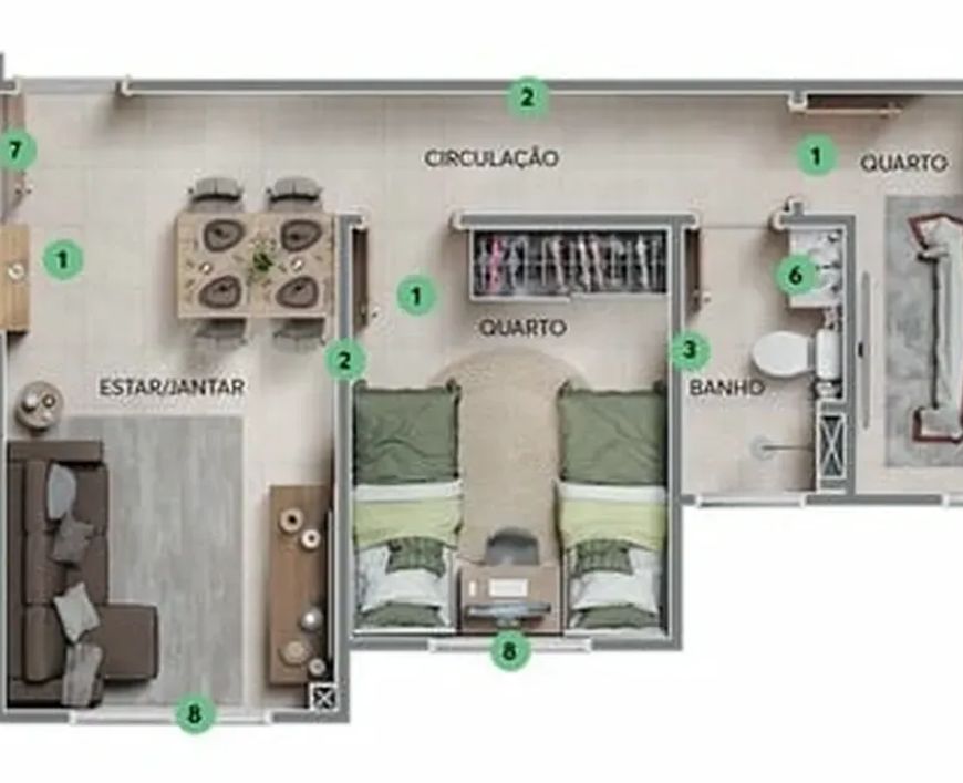 GRAN PORTO - FASE 2 - BL 3-4 no Jardim Novo Mundo, Goiânia