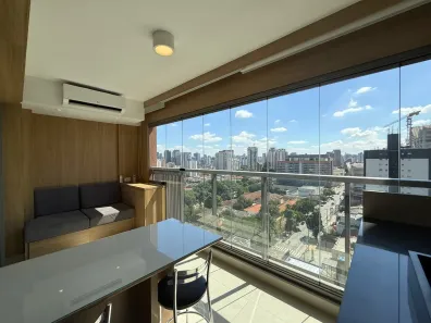 Apartamento com 1 Quarto para alugar, 41m² no Santo Amaro, São Paulo