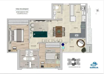 Apartamento com 3 Quartos à venda, 85m² no Gutierrez, Belo Horizonte