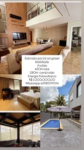 Casa de Condomínio com 4 Quartos à venda, 280m² no Fazenda Vau das Pombas, Goiânia