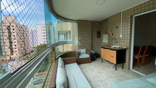 Apartamento com 1 Quarto para alugar, 68m² no Aviação, Praia Grande