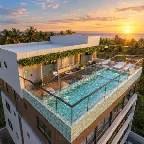 Apartamento com 1 Quarto à venda, 35m² no Porto de Galinhas, Ipojuca