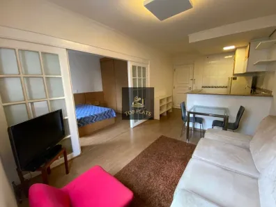Flat com 1 Quarto para alugar, 40m² no Itaim Bibi, São Paulo
