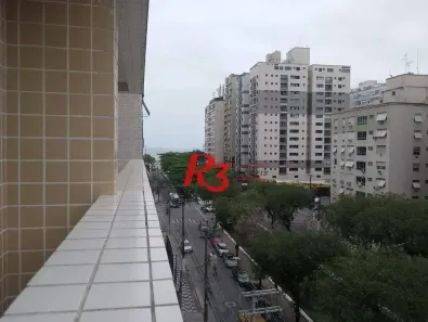 Apartamento com 2 Quartos à venda, 91m² no Gonzaga, Santos