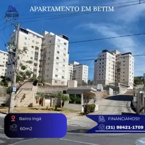 Apartamento com 2 Quartos à venda, 60m² no Ingá, Betim