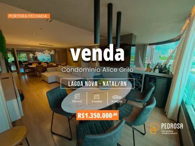 Apartamento com 3 Quartos à venda, 160m² no Lagoa Nova, Natal