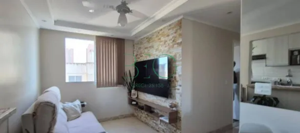 Apartamento com 2 Quartos à venda, 48m² no Vila Homero Thon, Santo André