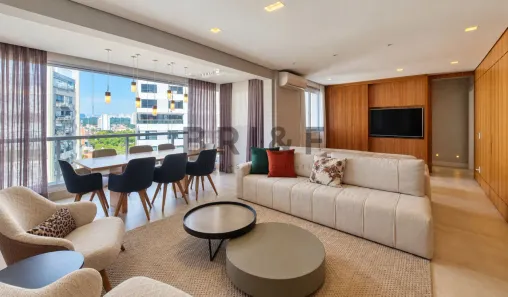 Apartamento com 2 Quartos para alugar, 118m² no Jardim das Acácias, São Paulo