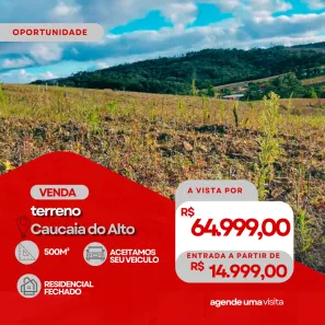 Lote/Terreno à venda, 500m² no Jardim Santa Paula, Cotia