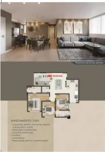 Apartamento com 3 Quartos à venda, 85m² no Jaraguá, Belo Horizonte