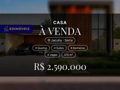 Casa com 4 Quartos à venda, 270m² no Jacuhy, Serra