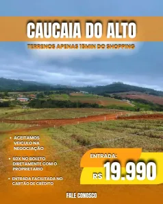 Lote/Terreno à venda, 500m² no Centro (Caucaia do Alto), Cotia