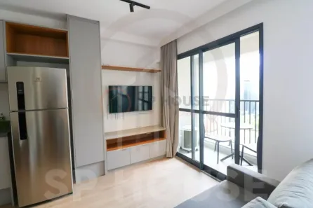 Apartamento com 1 Quarto para alugar, 31m² no Vila São Francisco (Zona Sul), São Paulo
