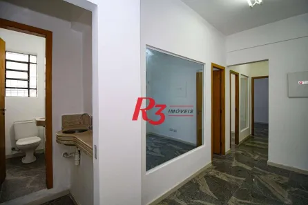 Sala Comercial para venda ou aluguel, 47m² no Centro, Santos