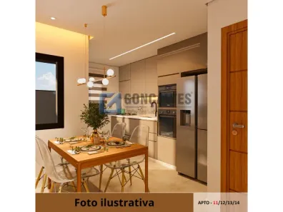 Apartamento com 2 Quartos à venda, 56m² no Campestre, Santo André