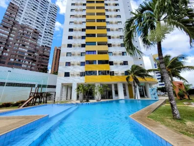 Apartamento com 3 Quartos para alugar, 92m² no Ponta Negra, Natal