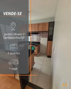 Apartamento com 2 Quartos à venda, 40m² no Jardim Veneto II, Sertãozinho
