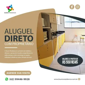 Kitnet com 1 Quarto para alugar, 30m² no Setor Sol Nascente, Goiânia