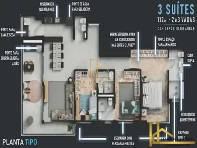 Apartamento com 2 Quartos à venda, 112m² no Green Valley Alphaville, Barueri