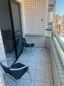 Apartamento com 2 Quartos para alugar, 100m² no Boqueirão, Praia Grande