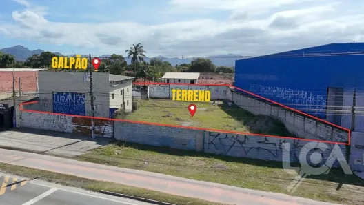 Lote/Terreno para alugar, 1400m² no Jardim Porto Novo, Caraguatatuba