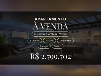 Apartamento com 3 Quartos à venda, 148m² no Jardim Camburi, Vitória