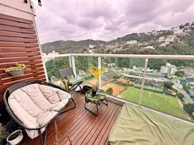 Apartamento com 2 Quartos para alugar, 82m² no José Menino, Santos