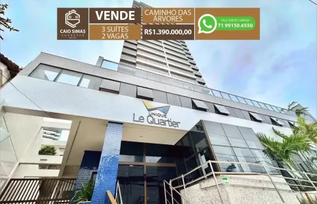 Apartamento com 3 Quartos à venda, 117m² no Caminho das Árvores, Salvador