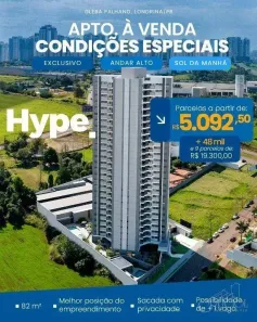 Apartamento com 3 Quartos à venda, 82m² no Gleba Fazenda Palhano, Londrina