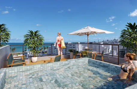 Apartamento com 1 Quarto à venda, 26m² no Jardim Oceania, João Pessoa
