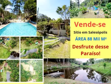Fazenda/Sítio com 2 Quartos à venda, 88000m² no , Salesópolis