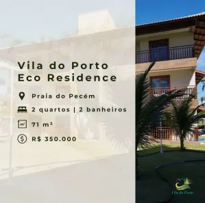 Apartamento com 2 Quartos à venda, 71m² no Pecém, São Gonçalo do Amarante