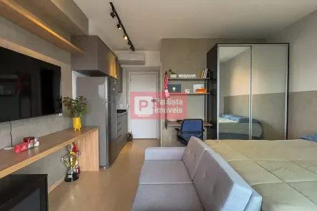 Apartamento com 1 Quarto para alugar, 28m² no Santo Amaro, São Paulo
