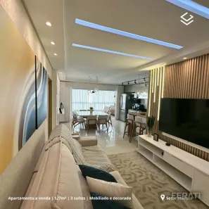 Apartamento com 3 Quartos à venda, 130m² no Setor Marista, Goiânia