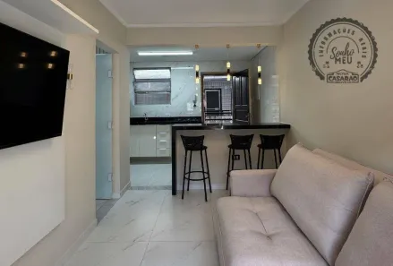 Apartamento com 1 Quarto à venda, 42m² no Canto do Forte, Praia Grande