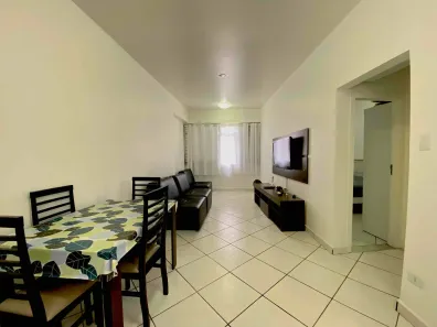 Apartamento com 1 Quarto para alugar, 45m² no Pitangueiras, Guarujá