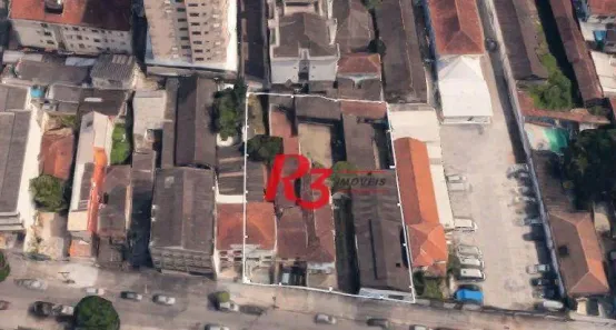 Lote/Terreno para alugar, 1600m² no Vila Mathias, Santos