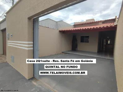 Casa com 2 Quartos à venda, 125m² no Residencial Santa Fé I, Goiânia