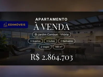 Apartamento com 3 Quartos à venda, 148m² no Jardim Camburi, Vitória