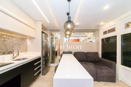 Apartamento com 1 Quarto para alugar, 34m² no Centro, Curitiba