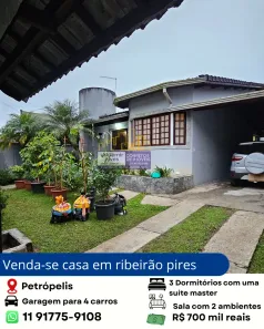 Casa com 3 Quartos à venda, 80m² no Centro, Ribeirão Pires