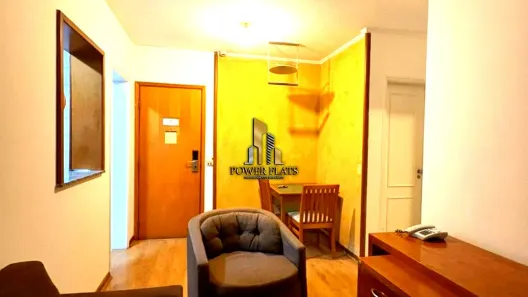 Flat com 2 Quartos para alugar, 40m² no Cidade Monções, São Paulo