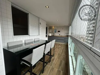 Apartamento com 3 Quartos para alugar, 115m² no Ocian, Praia Grande