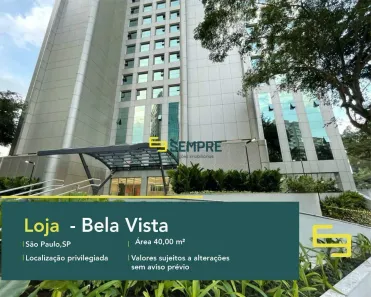 Ponto Comercial para alugar, 41m² no Bela Vista, São Paulo