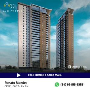 Apartamento com 3 Quartos à venda, 93m² no Lagoa Nova, Natal