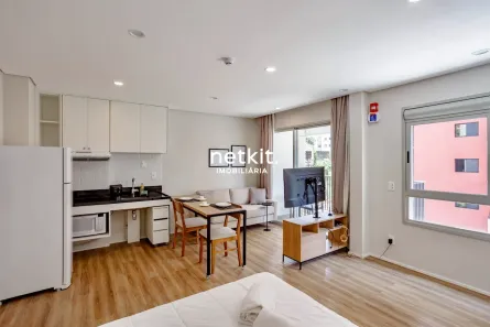 Apartamento com 1 Quarto para alugar, 33m² no Bela Vista, São Paulo