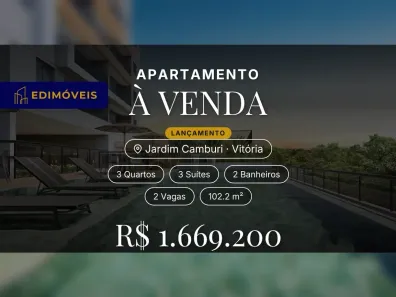 Apartamento com 3 Quartos à venda, 102m² no Jardim Camburi, Vitória